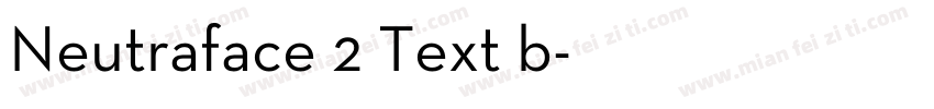 Neutraface 2 Text b字体转换